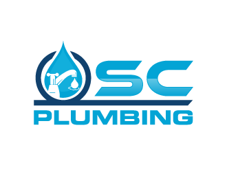 SC Plumbing logo design by akilis13