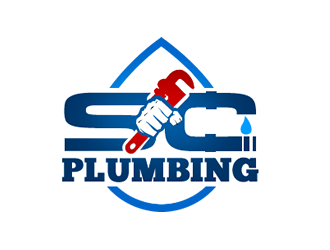 SC Plumbing logo design by Coolwanz