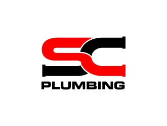 SC Plumbing logo design by labo