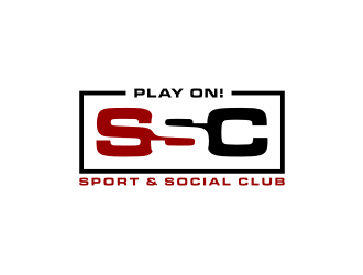 Play ON! SSC (Sport & Social Club) logo design by dewipadi