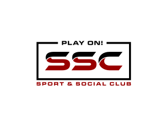 Play ON! SSC (Sport & Social Club) logo design by dewipadi