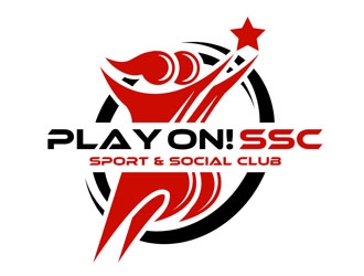 Play ON! SSC (Sport & Social Club) logo design by CreativeMania