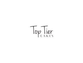 Top Tier Cakes logo design by sitizen