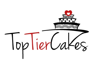 Top Tier Cakes logo design by shravya
