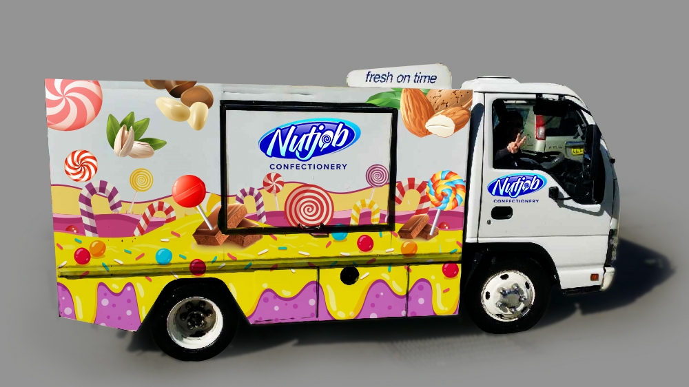Nutjob Confectionery logo design by DreamLogoDesign