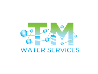TM Water Services  logo design by bezalel