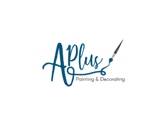 A Plus Painting & Decorating logo design by nona