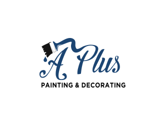A Plus Painting & Decorating logo design by Greenlight