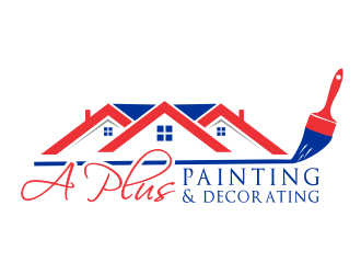 A Plus Painting & Decorating logo design by akhi