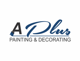 A Plus Painting & Decorating logo design by giphone