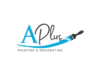 A Plus Painting & Decorating logo design by Akli