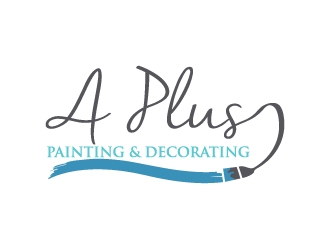 A Plus Painting & Decorating logo design by LogOExperT