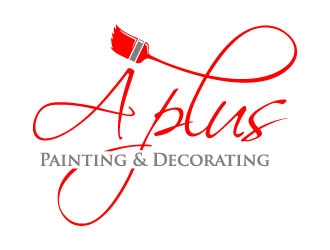 A Plus Painting & Decorating logo design by daywalker