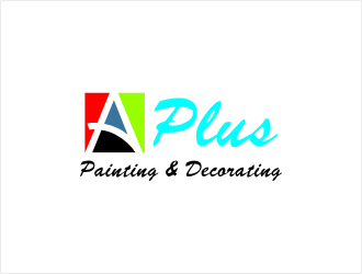 A Plus Painting & Decorating logo design by bunda_shaquilla