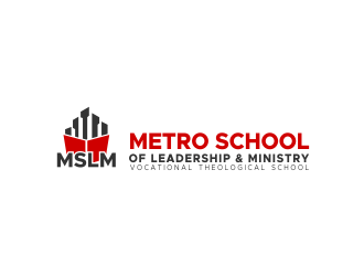 Metro School of Leadership & Ministry  logo design by Akli