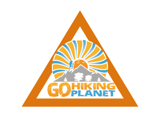 Go Hiking Planet logo design by czars