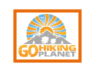 Go Hiking Planet logo design by czars