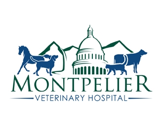 Montpelier Veterinary Hospital logo design by MAXR