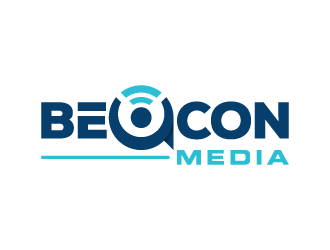 Beacon Media logo design by pencilhand