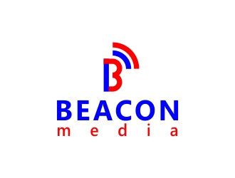 Beacon Media logo design by designerboat