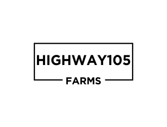 highway105 farms logo design by Greenlight