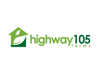 highway105 farms logo design by done