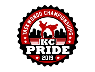 KC PRIDE Taekwondo Championships logo design by DreamLogoDesign