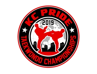 KC PRIDE Taekwondo Championships logo design by DreamLogoDesign