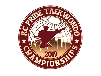 KC PRIDE Taekwondo Championships logo design by DreamLogoDesign