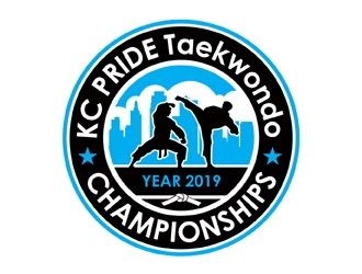 KC PRIDE Taekwondo Championships logo design by MAXR