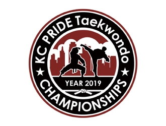 KC PRIDE Taekwondo Championships logo design by MAXR