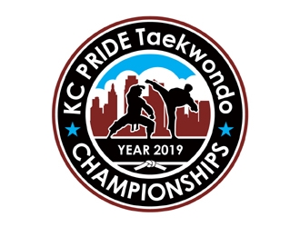 KC PRIDE Taekwondo Championships logo design by MAXR