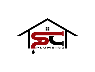 SC Plumbing logo design by qonaah