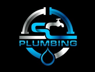 SC Plumbing logo design by DreamLogoDesign