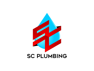 SC Plumbing logo design by ekitessar