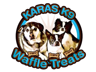 Karas K9 Waffle Treats logo design by ZQDesigns