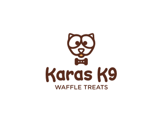 Karas K9 Waffle Treats logo design by Asani Chie