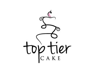 Top Tier Cakes logo design by bezalel