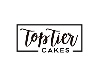 Top Tier Cakes logo design by akilis13