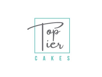 Top Tier Cakes logo design by RIVA