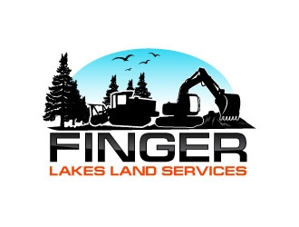 Finger Lakes Land Services logo design by uttam
