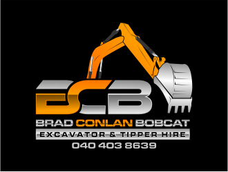 Brad Conlan Bobcat, Excavator & Tipper Hire logo design by evdesign