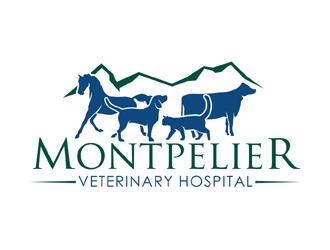 Montpelier Veterinary Hospital logo design by MAXR