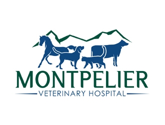 Montpelier Veterinary Hospital logo design by MAXR