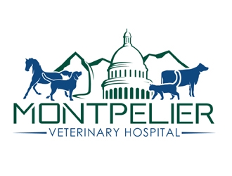 Montpelier Veterinary Hospital logo design by MAXR