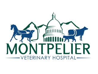 Montpelier Veterinary Hospital logo design by MAXR