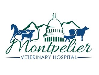 Montpelier Veterinary Hospital logo design by MAXR