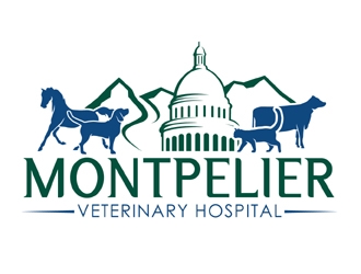 Montpelier Veterinary Hospital logo design by MAXR