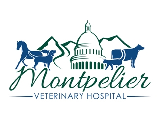 Montpelier Veterinary Hospital logo design by MAXR