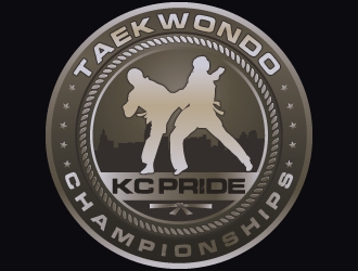 KC PRIDE Taekwondo Championships logo design by Suvendu